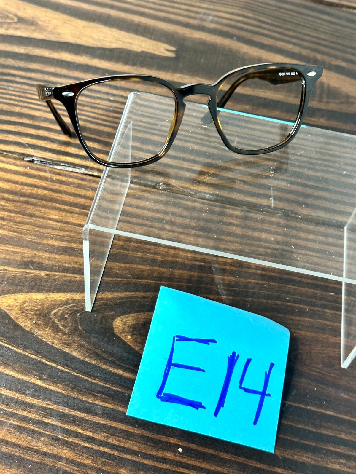 Ray-Ban RB4258 710/73 Men Polished Light Havana Sunglasses Frame Square Full Rim