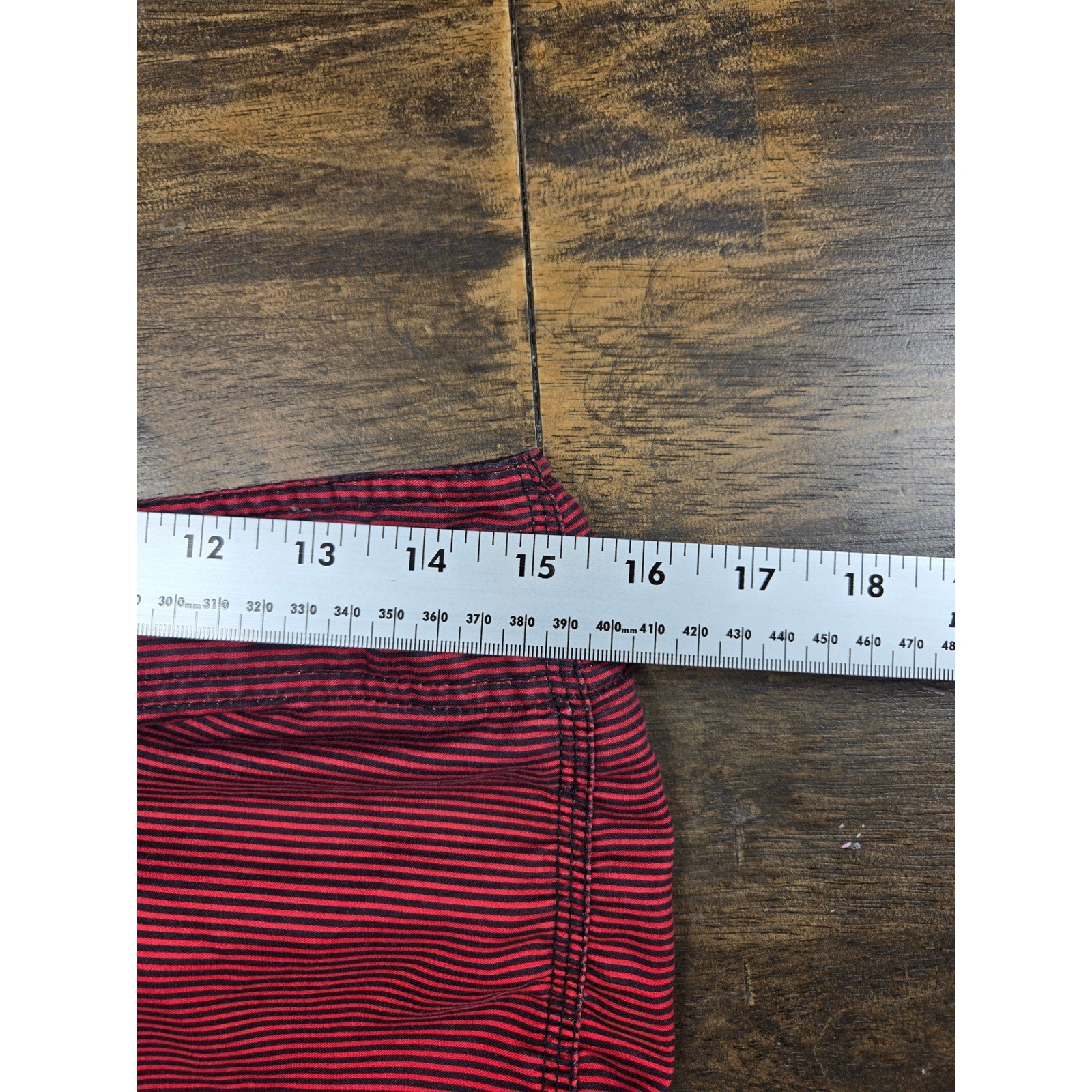ONeill Mens Striped Board Shorts Red Charcoal Grey Cargo Pocket Size 29