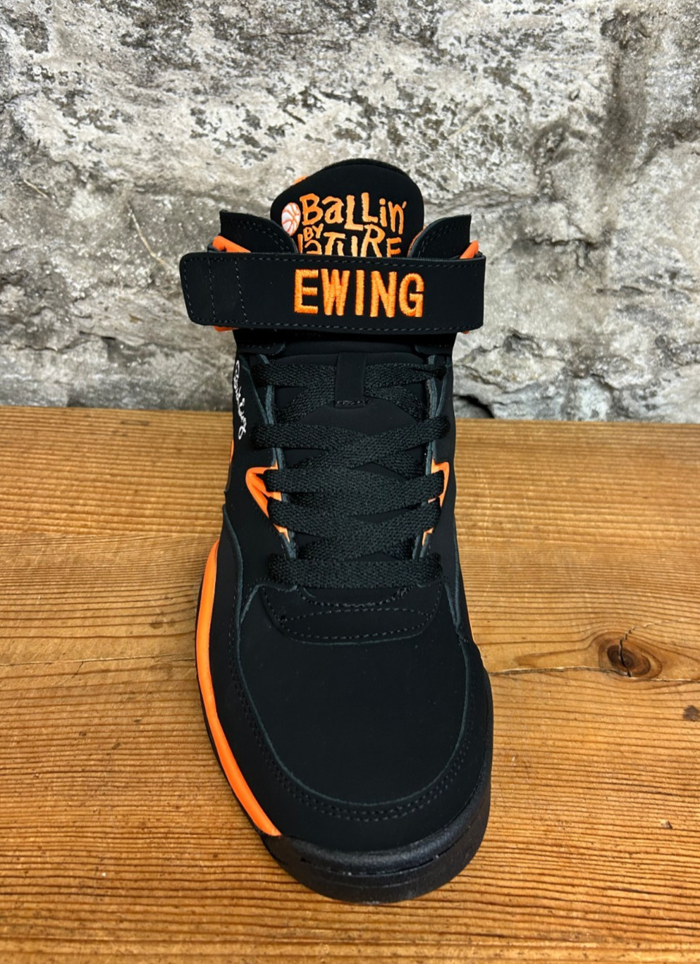 Ewing KROSS x Naughty By Nature 1EWNBN01-118 Black/Orange/White Mens New In Box