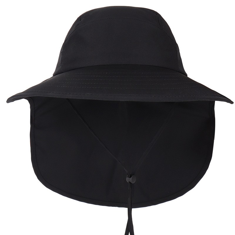 Wide Brim Sun Hats with Neck Flap Sun Protection Hat for Men Women Bucket Hat