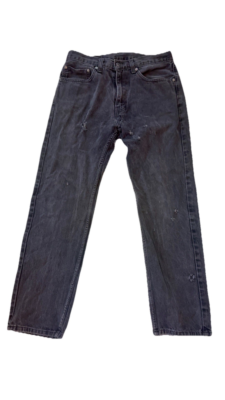 Levi’s 505 Men’s Regular Fit Jean, 34Wx32L – Black