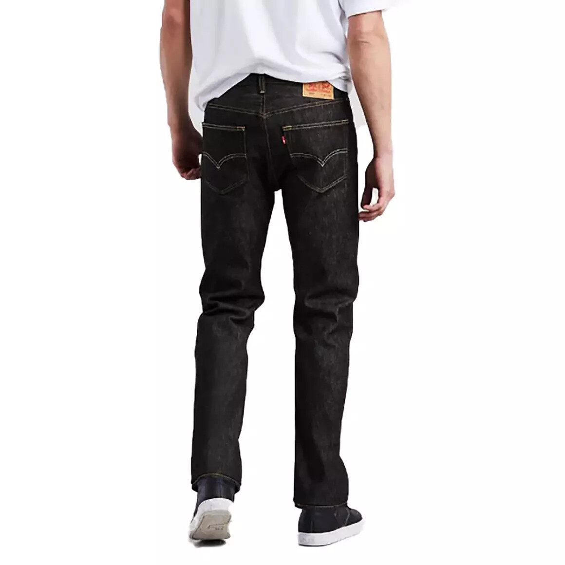 Levis 501 Original Shrink To Fit Button Fly Jeans Raw Rigid Black 0226 NEW MEN’S