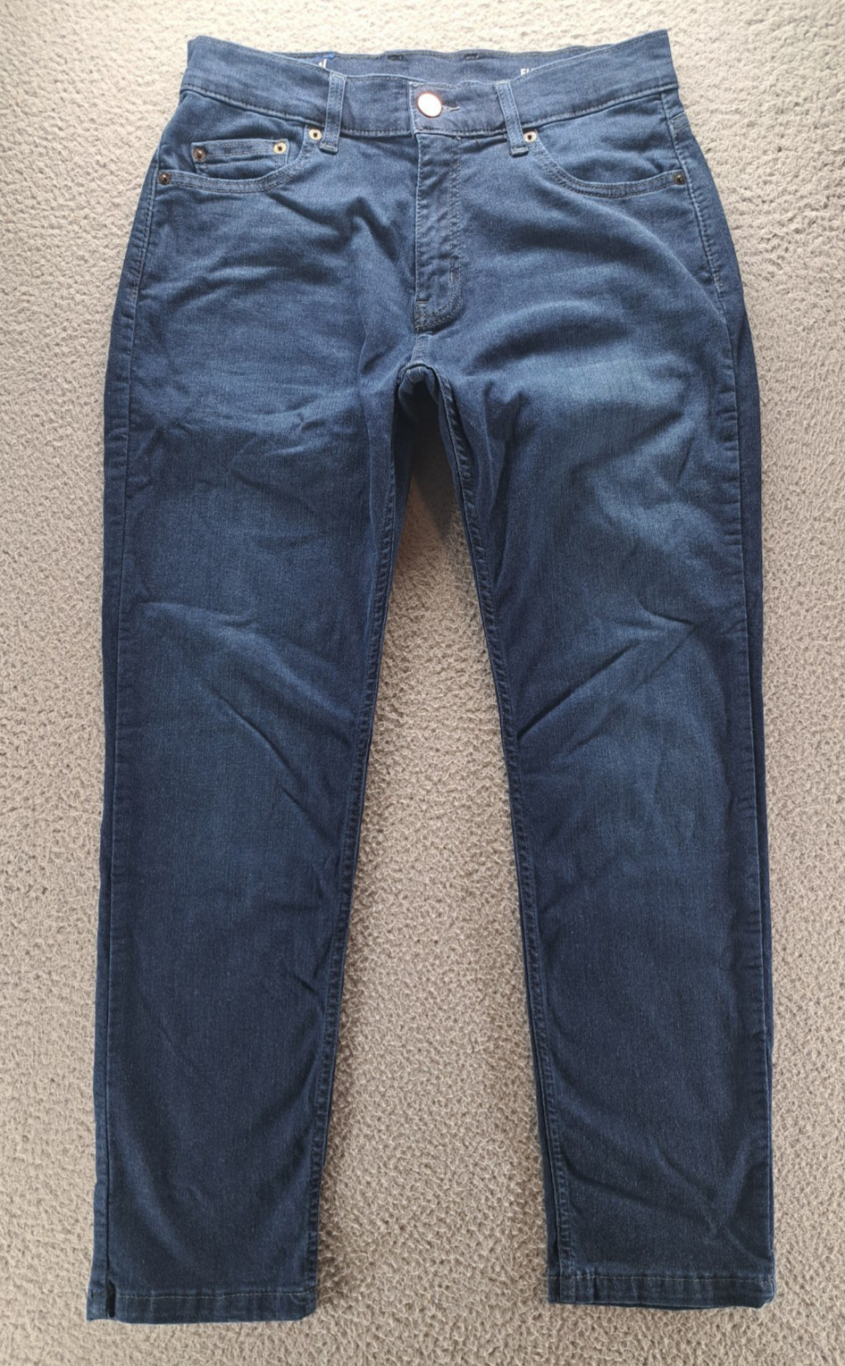 Mugsy Fultons Jeans Mens 32×30 Act 31×29 Blue Dark Wash Straight Leg FLX3NFU