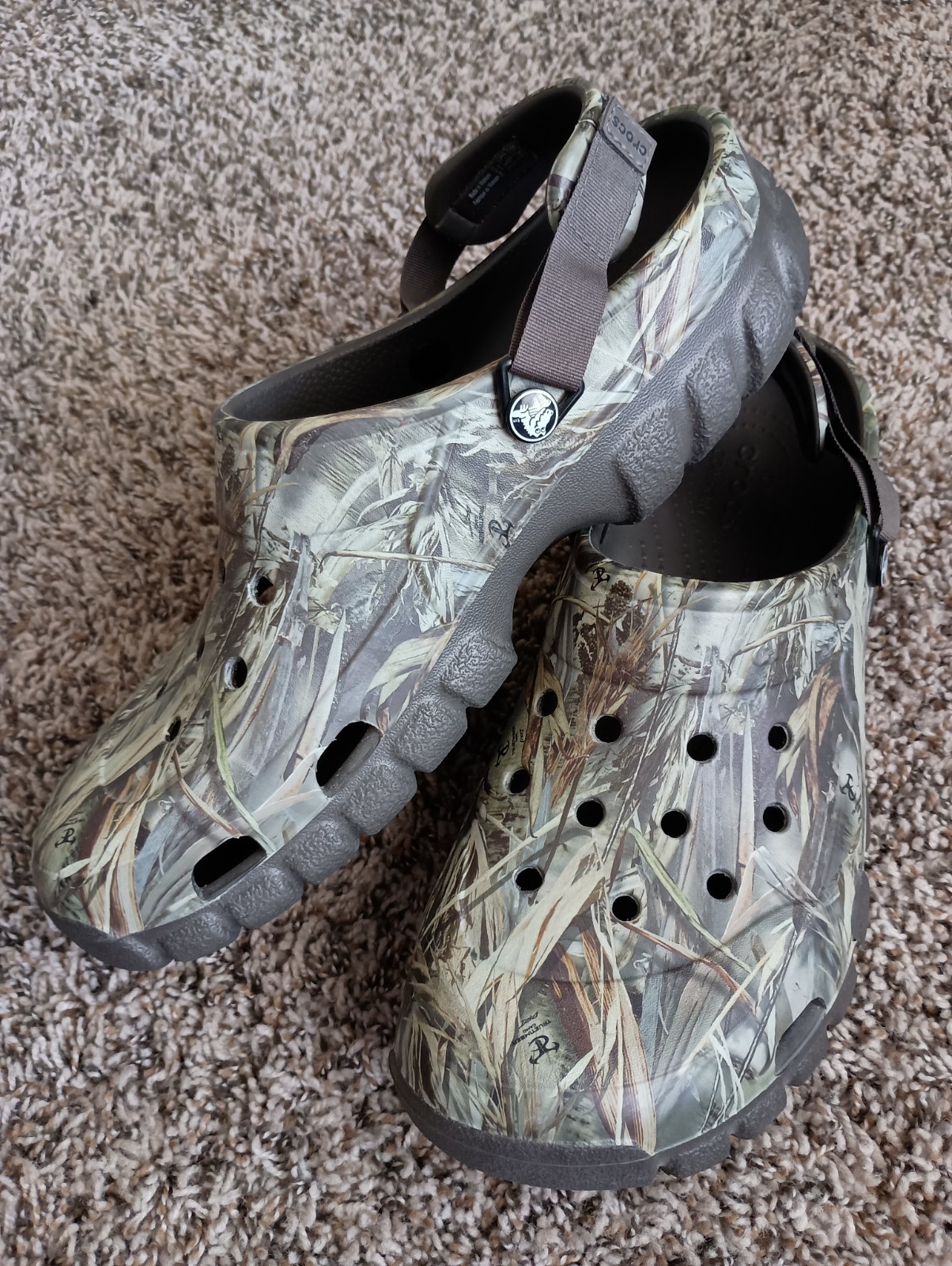 Crocs Offroad Sport Realtree Max 5 Classic Clog Adjustable Back Men’s Size 14