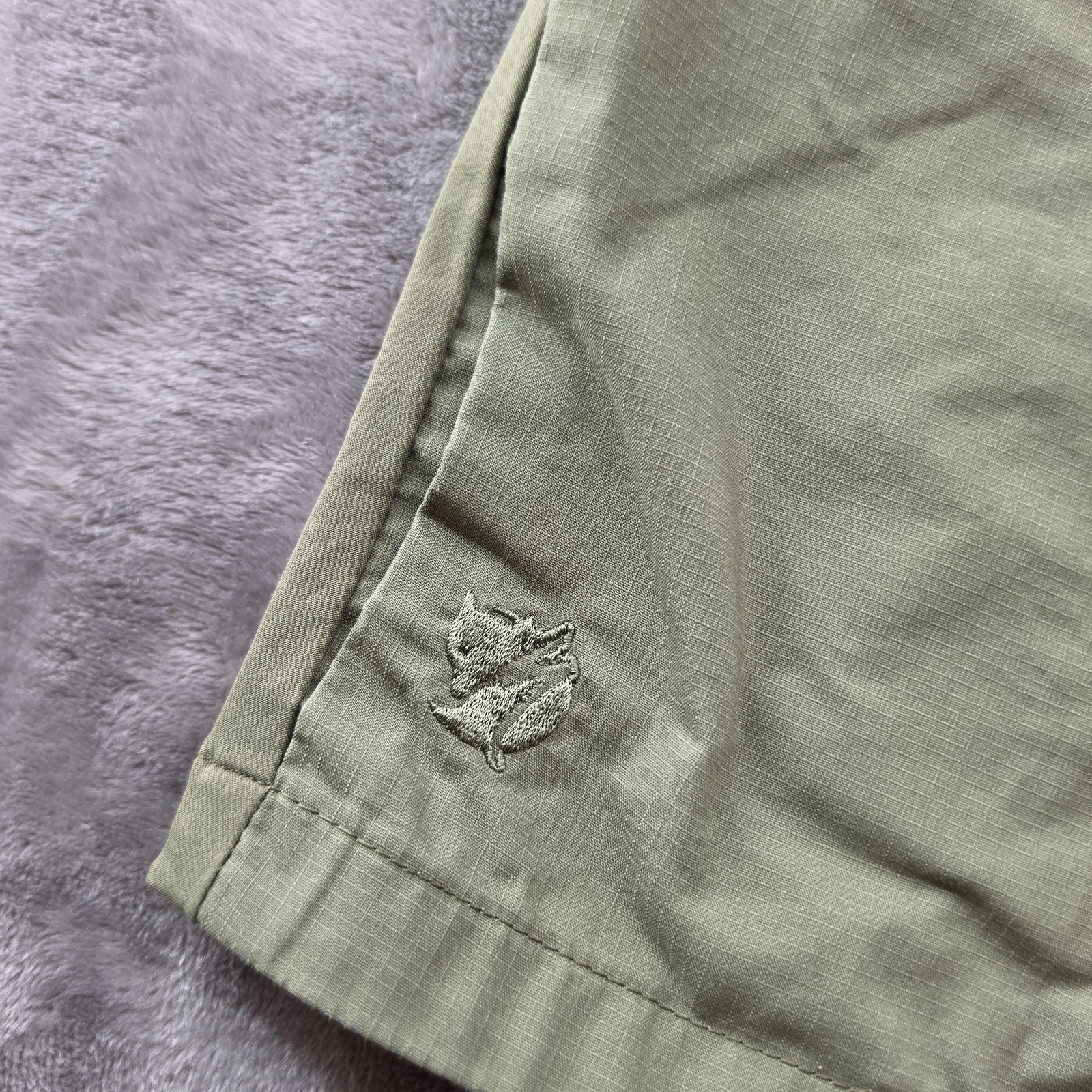 Fjallraven Specialized Shorts Mens 37 Green Cargo G-1000 Outdoor Hiking