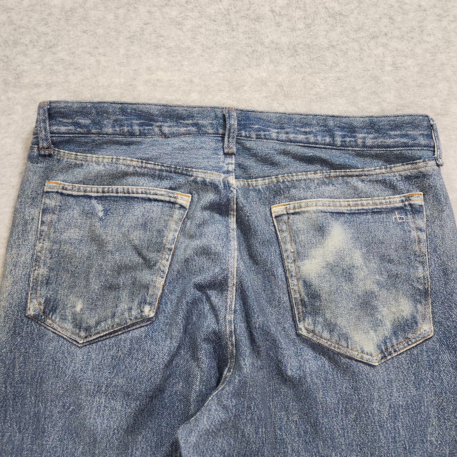 Rag & Bone Pants Mens 36 Blue Dover rb Miramar Fit 4 Straight Leg Cotton Terry