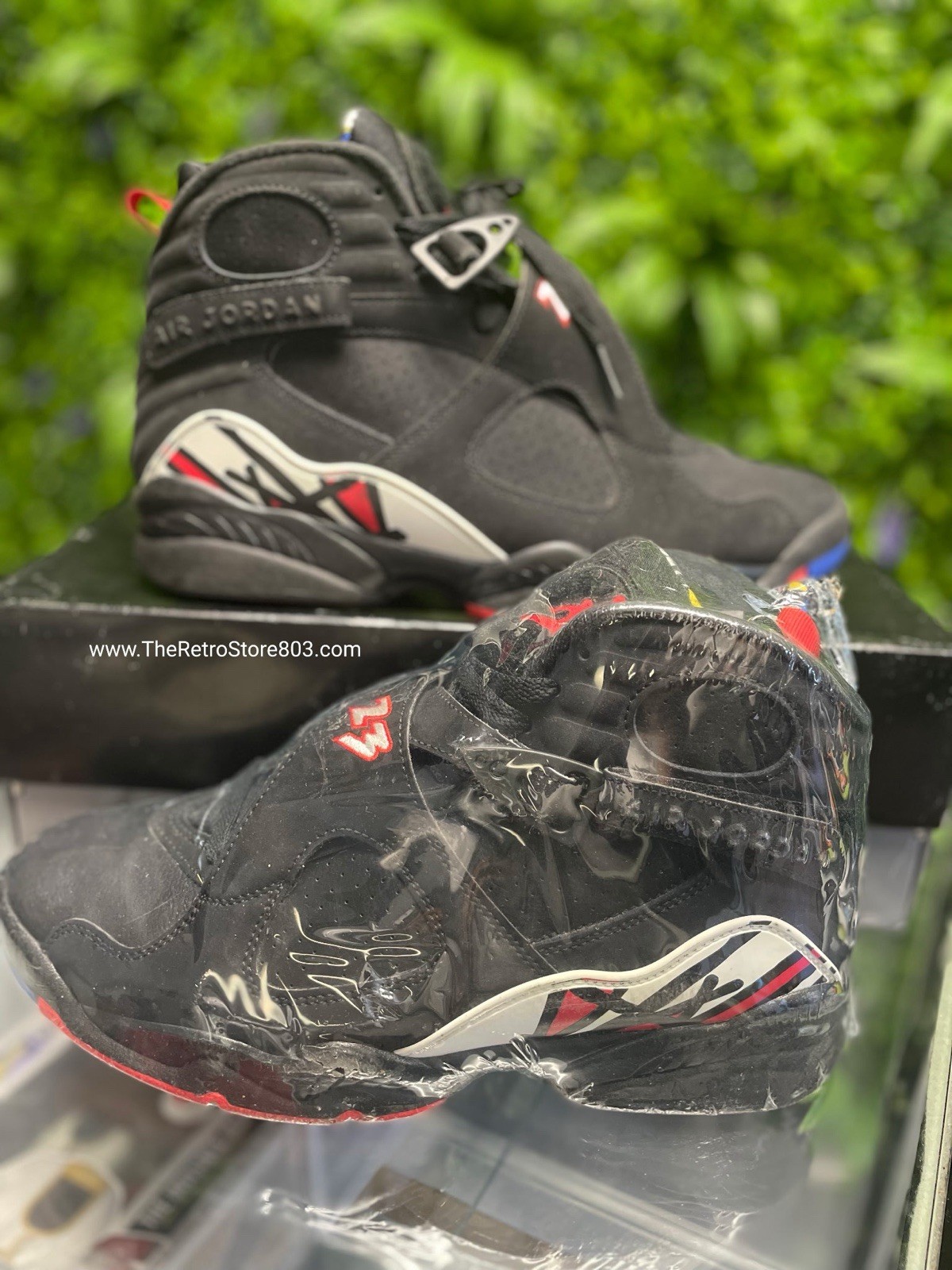 Air Jordan 8 Retro “PLAYOFFS” 2023 – Size 9 – 305381 062 Black Red White