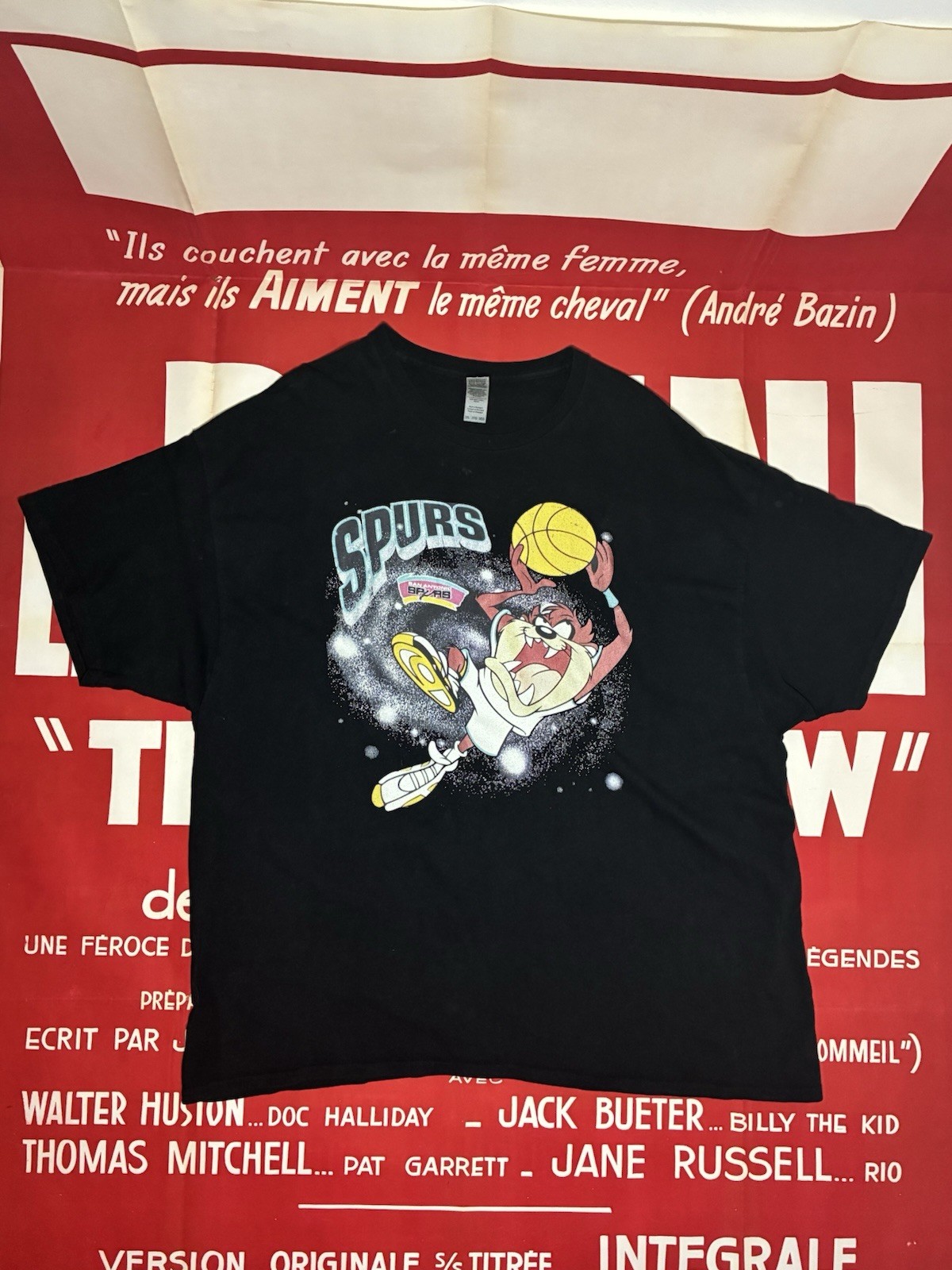San Antonio Spurs Looney Tunes Taz Vintage Tee