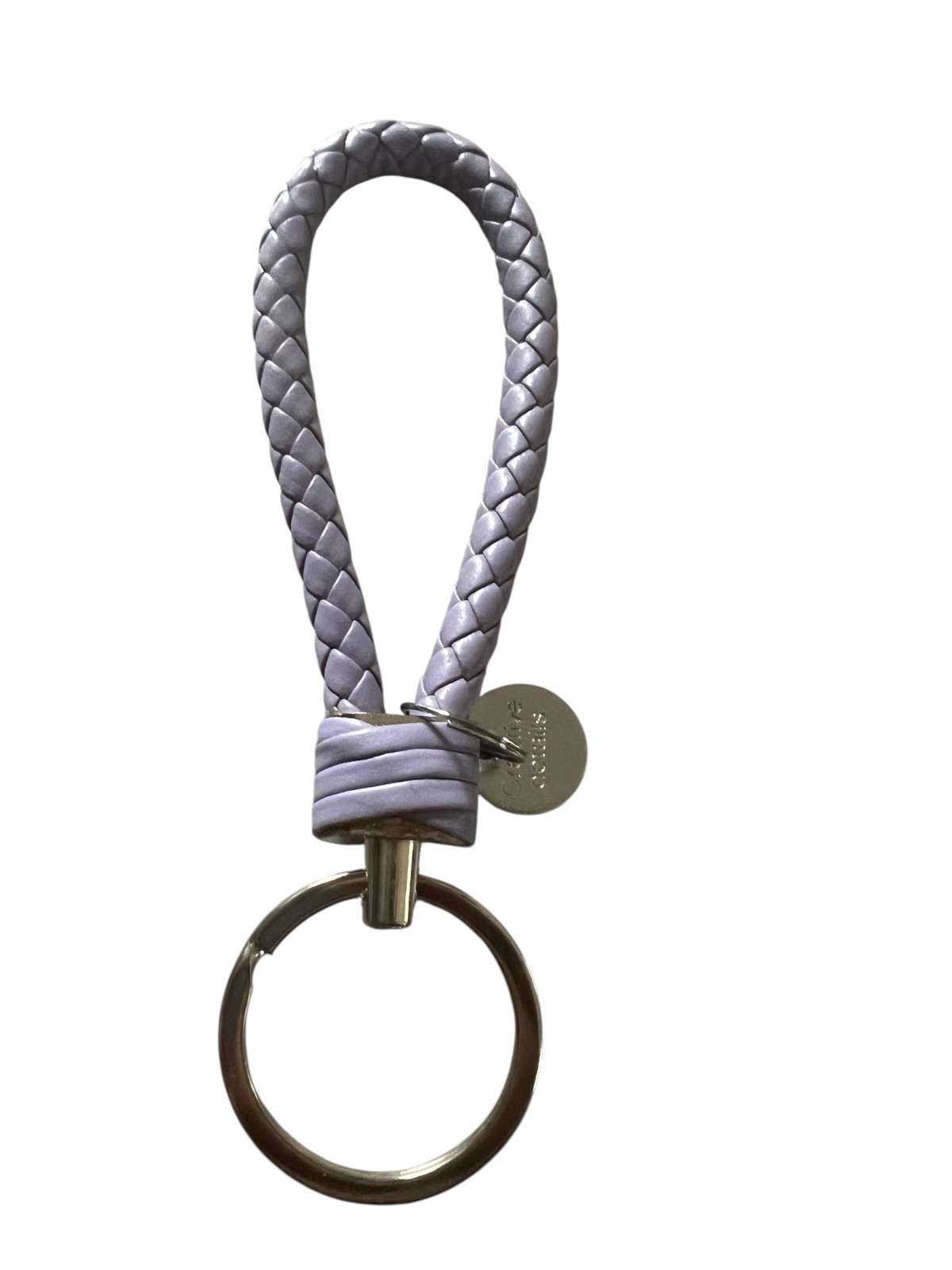 1 PC PU Leather Keychain Car Keyrings Braided Woven Rope Key Chains