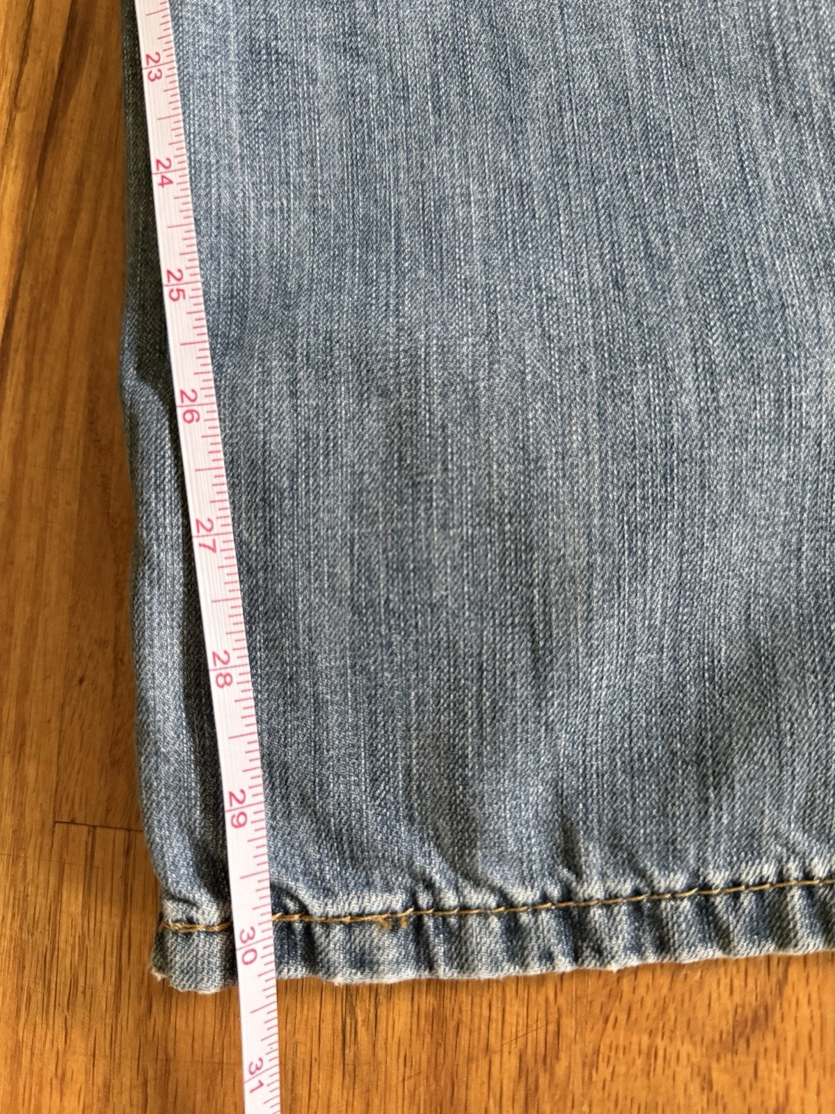 Levi’s 505 Men’s 30×32 Straight Fit Blue Medium Wash Cotton Denim Jeans Mid Rise