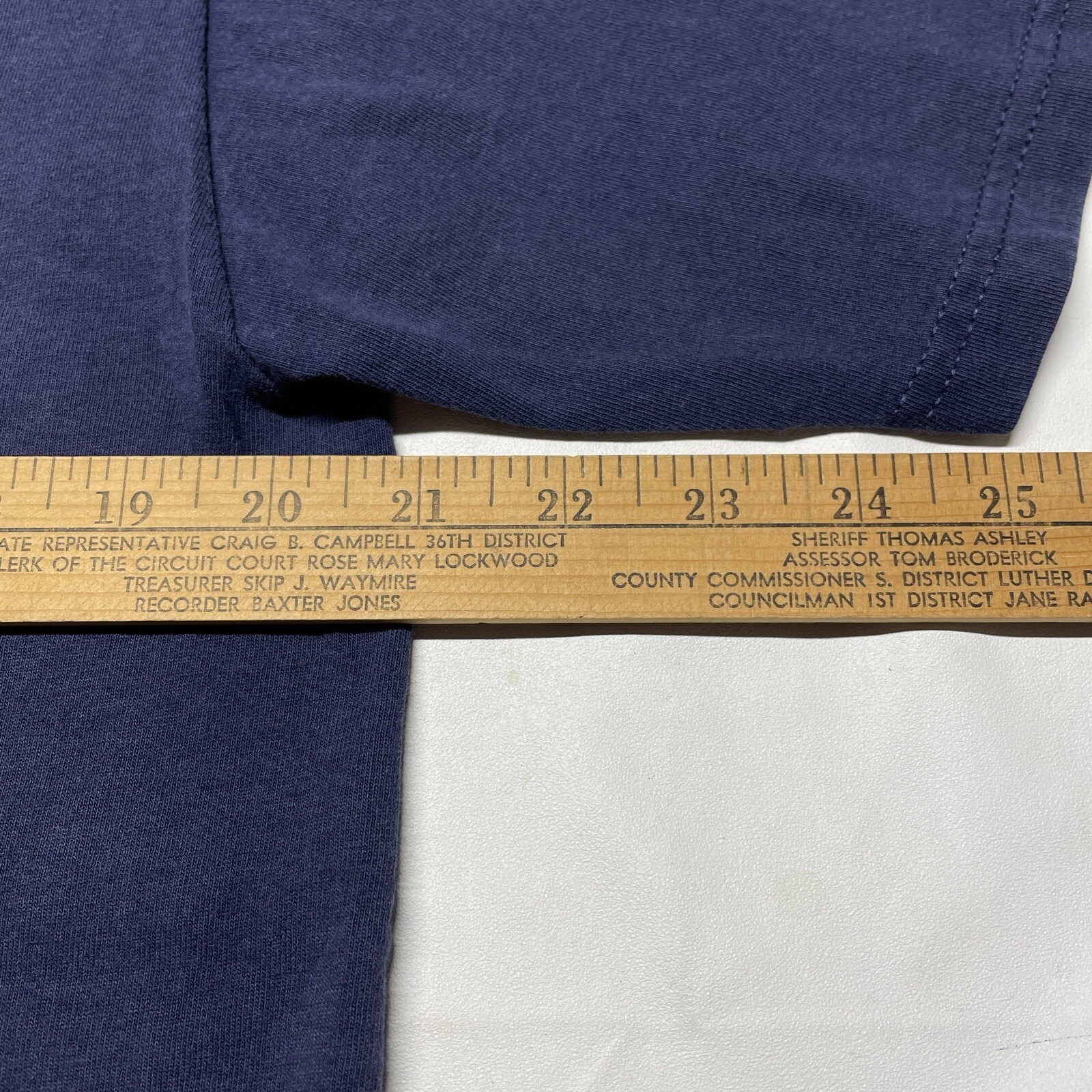 Vintage 90s T-Shirt Men’s Large Blue Dallas Texas USA Made Distressed Art Grunge