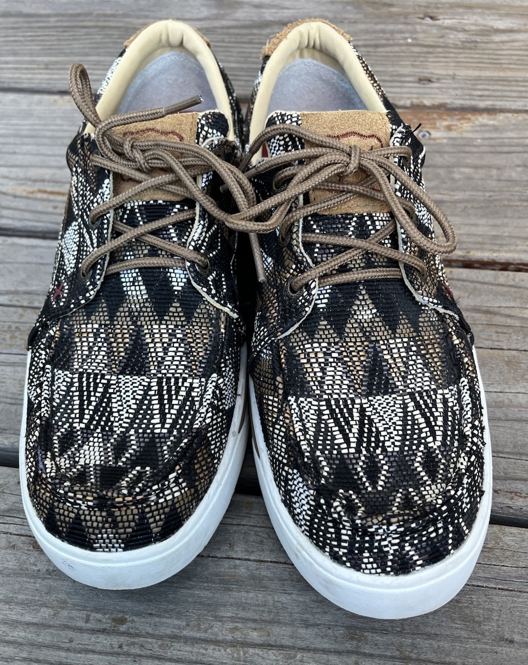 Nice! Twisted X Kicks Men’s 9M Casual Shoes Black/Multi MCA0044