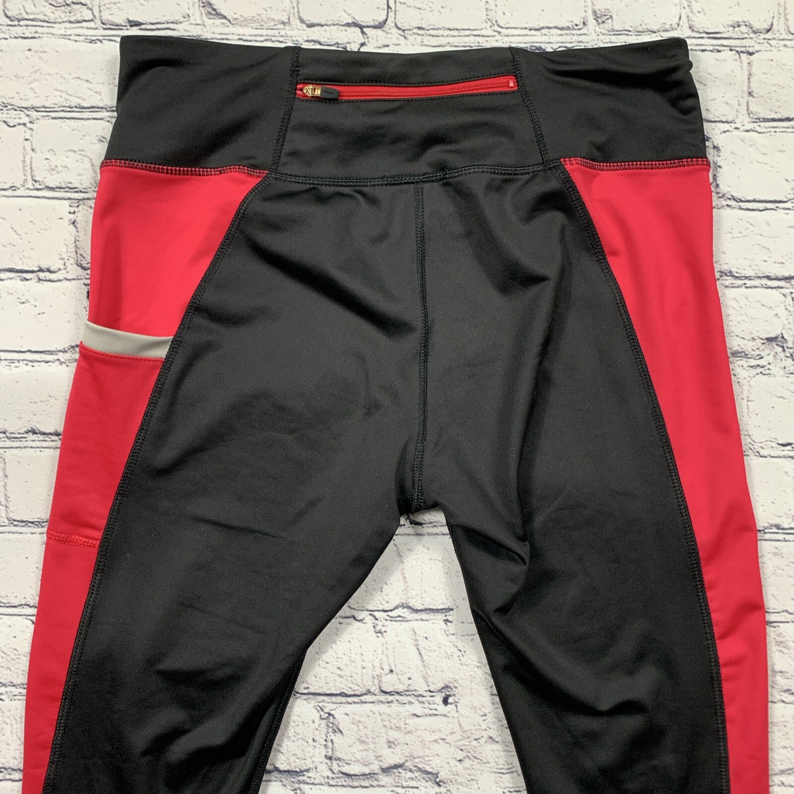 Copper Fit Pro Women’s L Compression Legging Pomegranate/Black Athleisure