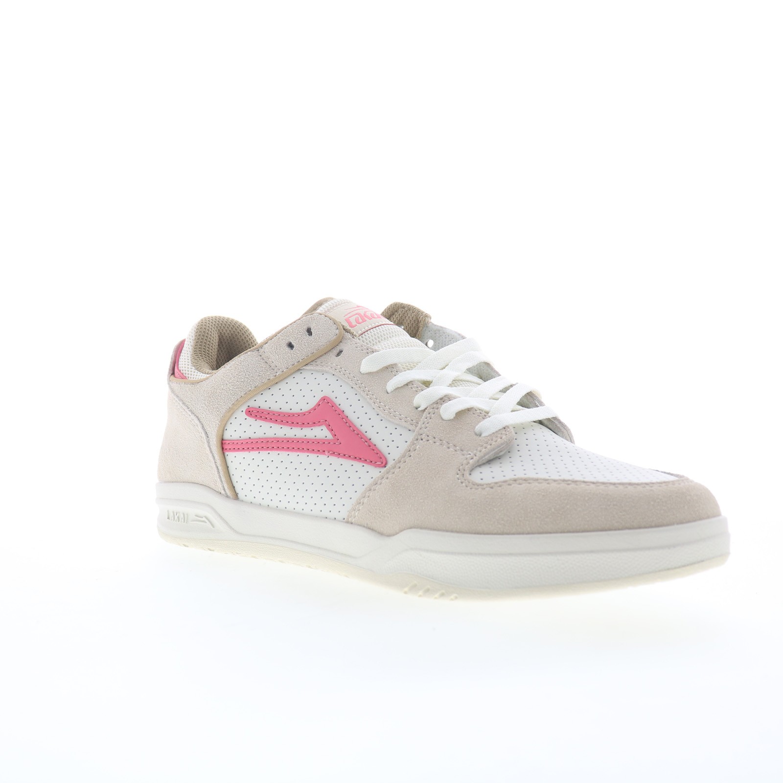 Lakai Telford Low Mens Beige Suede Lace Up Skate Inspired Sneakers Shoes