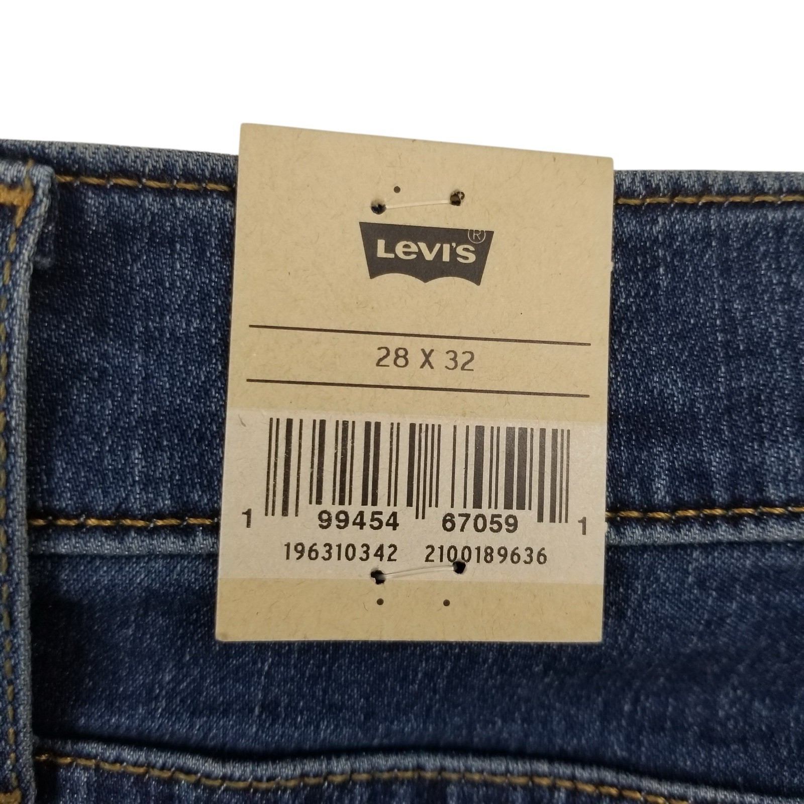 Levis 314 Shaping Straight Blue Med Wash Jeans Womens 28 x 32 New