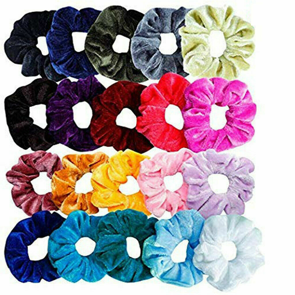 5-50 Pcs Hair Scrunchies Velvet Elastics Hair Ties Scrunchy Bands Ties Ropes Lot