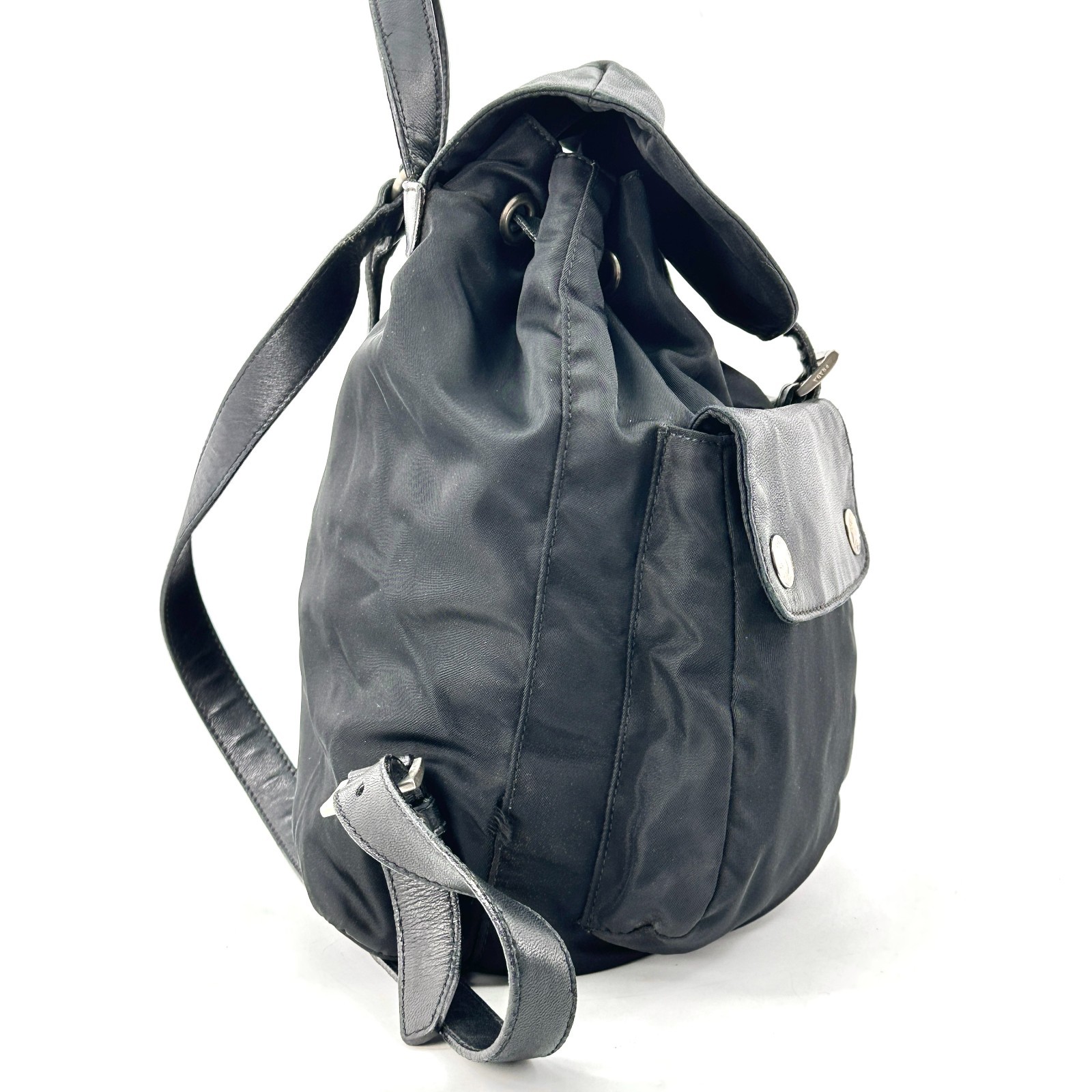 PRADA Rucksack Nylon Logo With Dust Bag