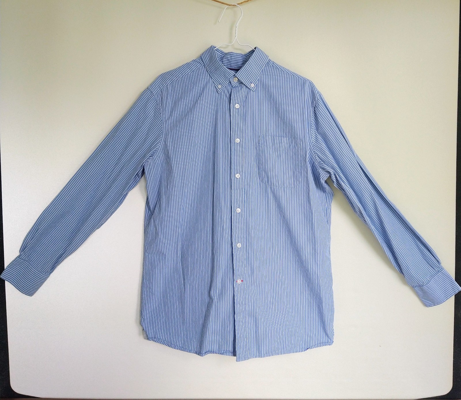 CREMIEUX 38 Striped Button Down Mens LS Shirt