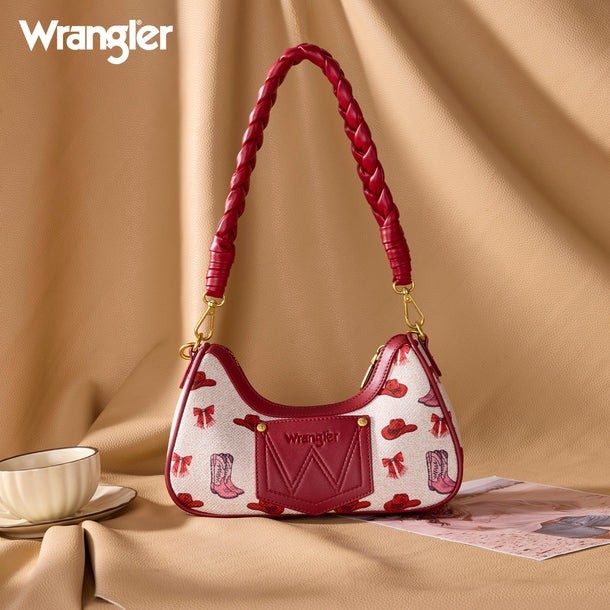 Wrangler Western Print Cowgirl Shoulder Bag