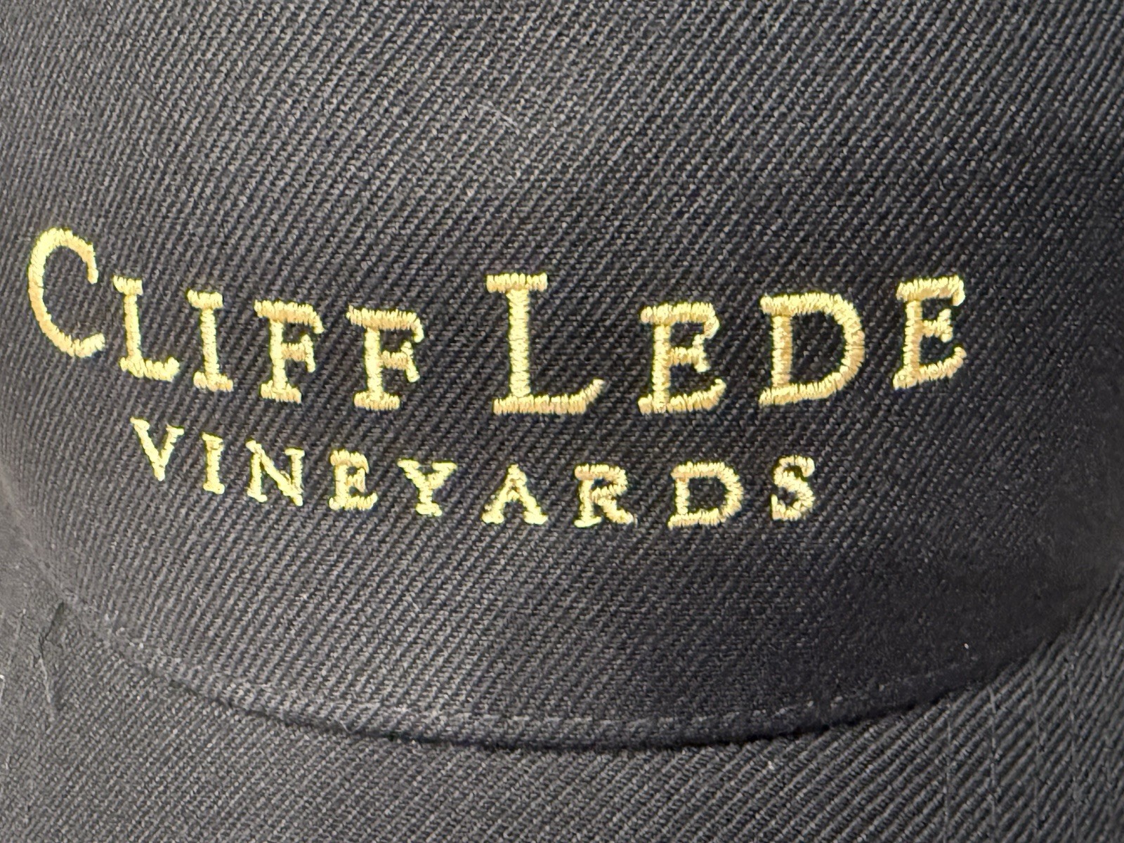 Cliff Lede Vineyards snapback Hat The Classics By Yupopng Acrylic/Wool Black