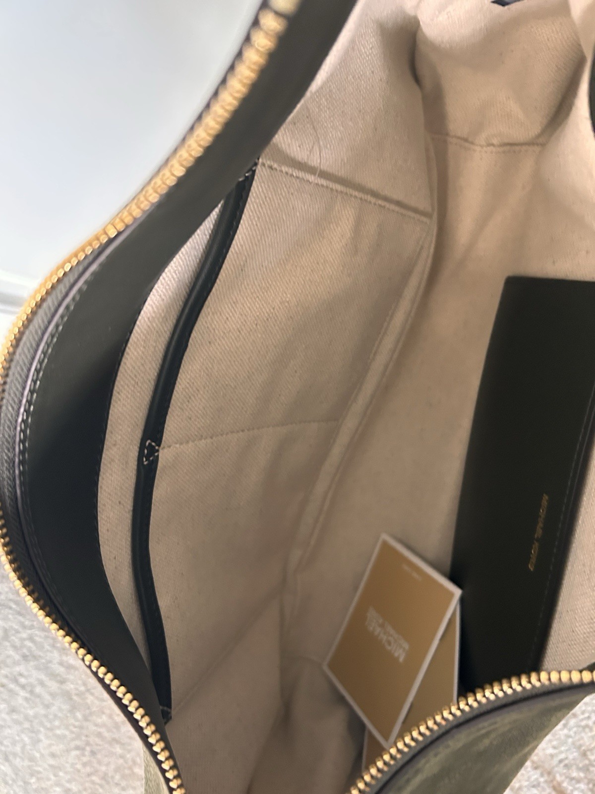MICHAEL Michael Nolita Medium Nubuck Shoulder Bag
