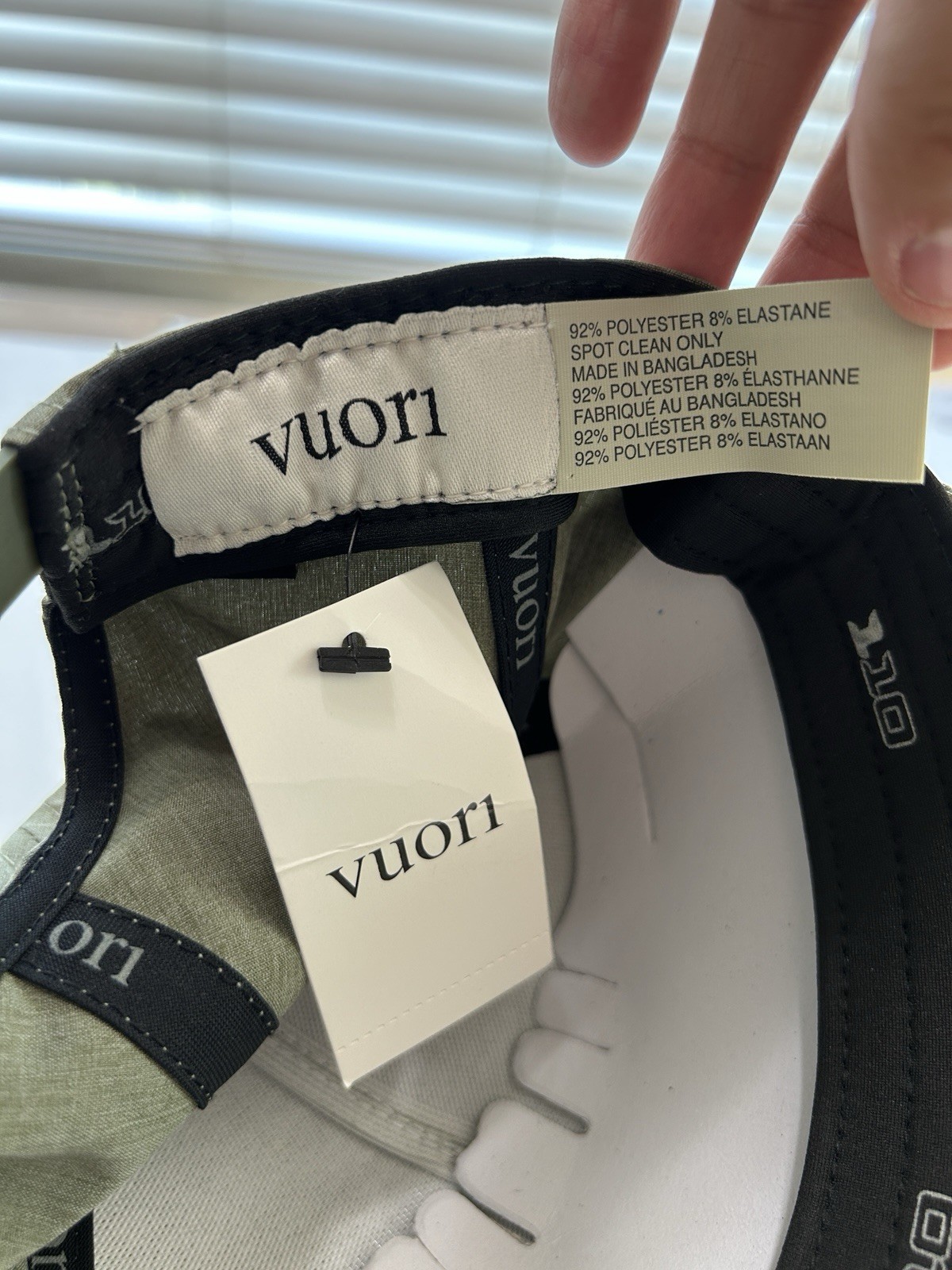 Vuori Golf Hat Green Flexfit Tech 110 Snapback Performance Cap NWT