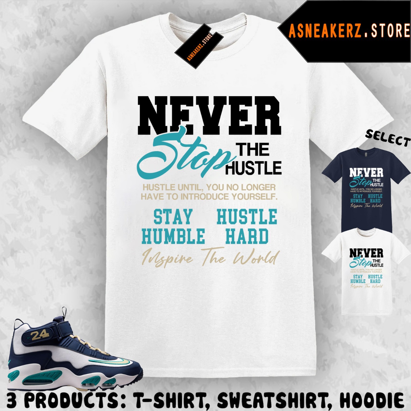 Shirt to Match Air Griffey Max 1 Swingman Classic Sneaker Tee Chasing Dreams