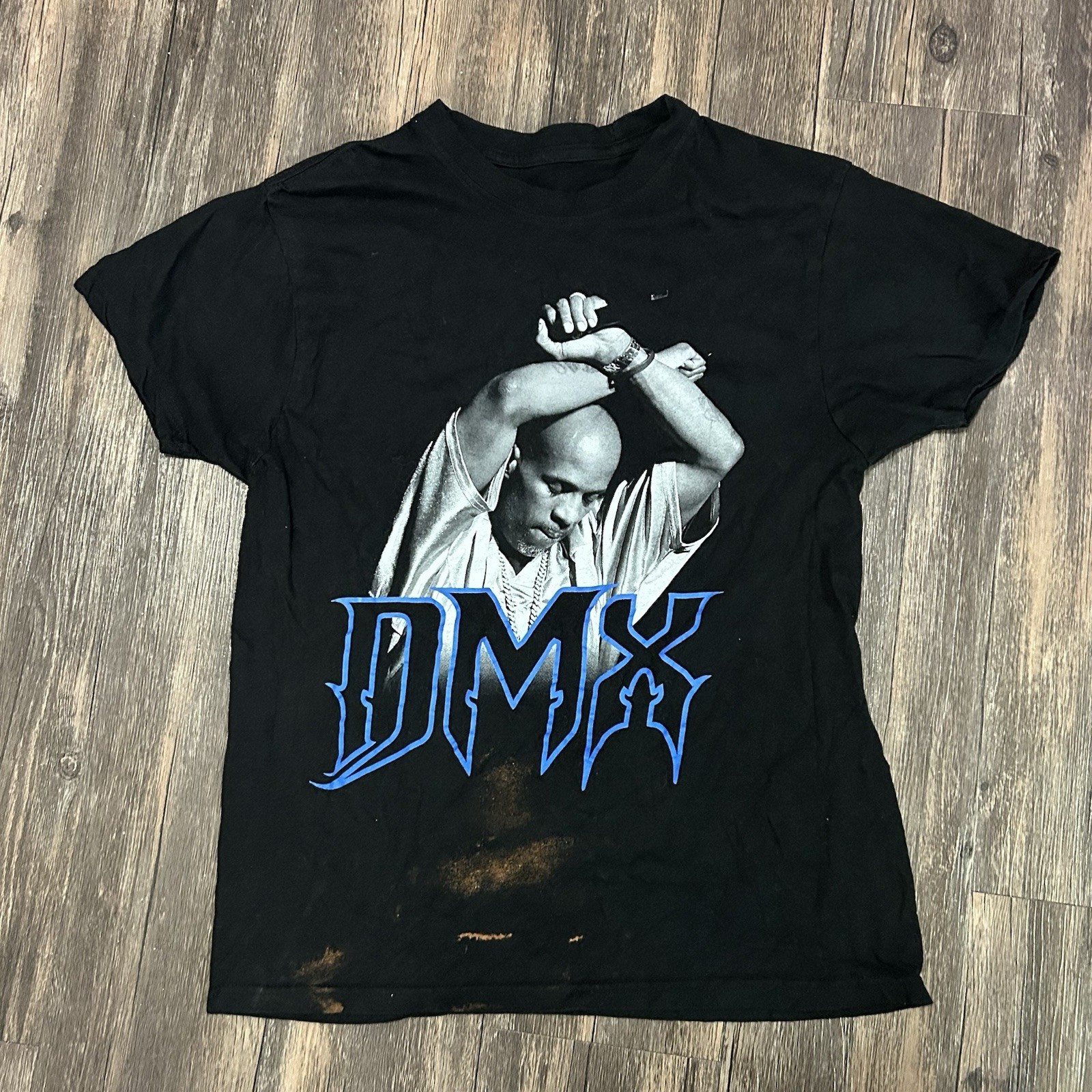 DMX Shirt Men’s M Black Grunge Blue Rap Rapper Music 90s Hip Hop Y2k Ruff Ryders