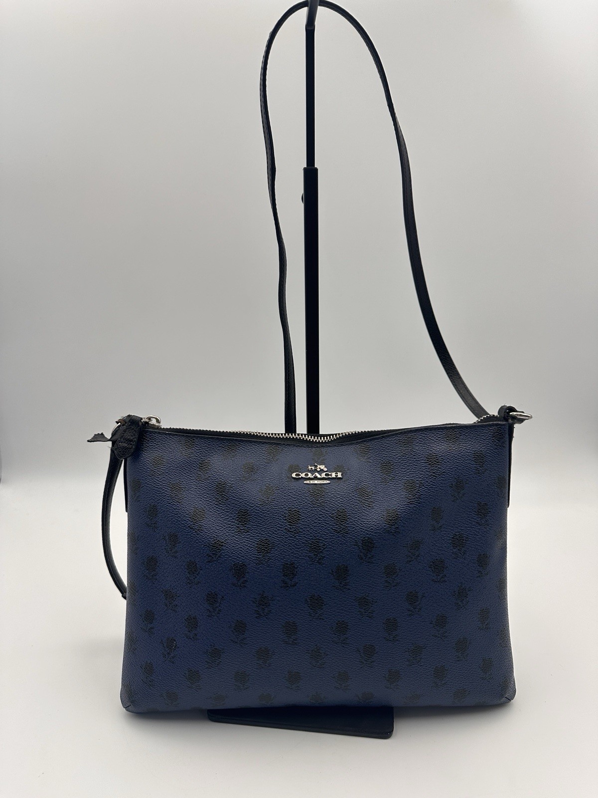 COACH Badlands Midnight Floral East West Pop Out Crossbody Shoulder Bag Purse