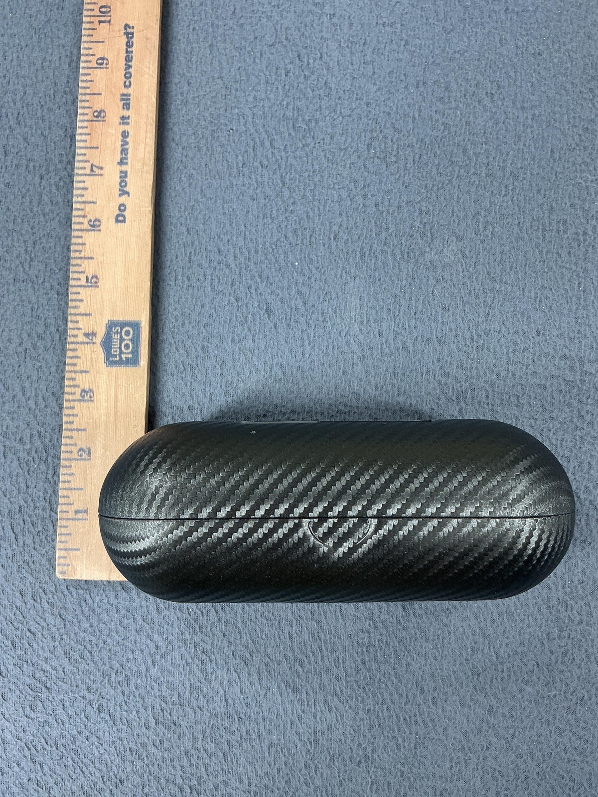 Oakley Sunglasses Case Black Synthetic Carbon Fiber Hard Shell Protective