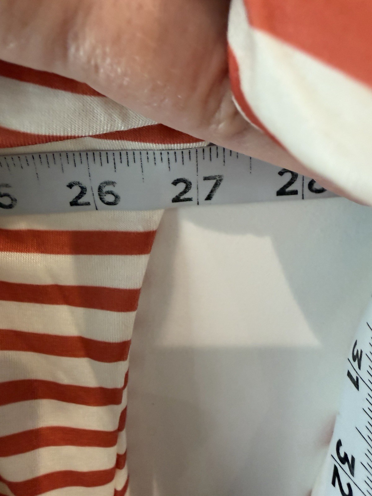 Striped Shirt With Pockets On The Chest Size Large Oversized