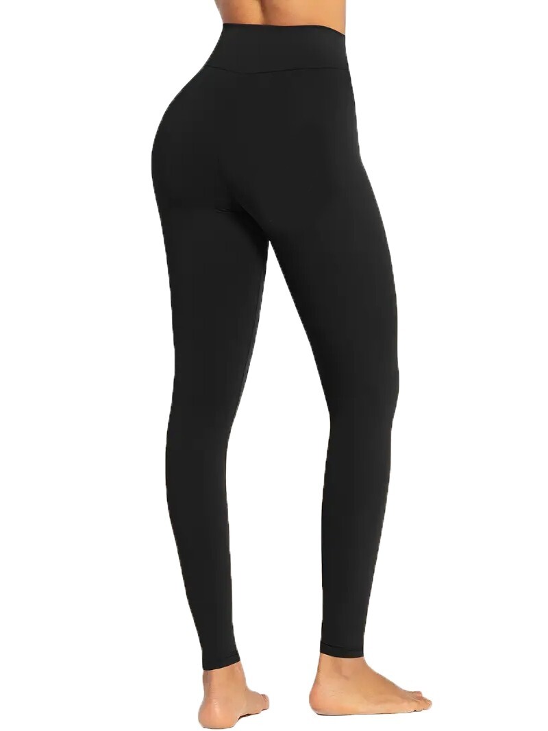 Women Winter Fleece Leggings Full Length NWT One Size