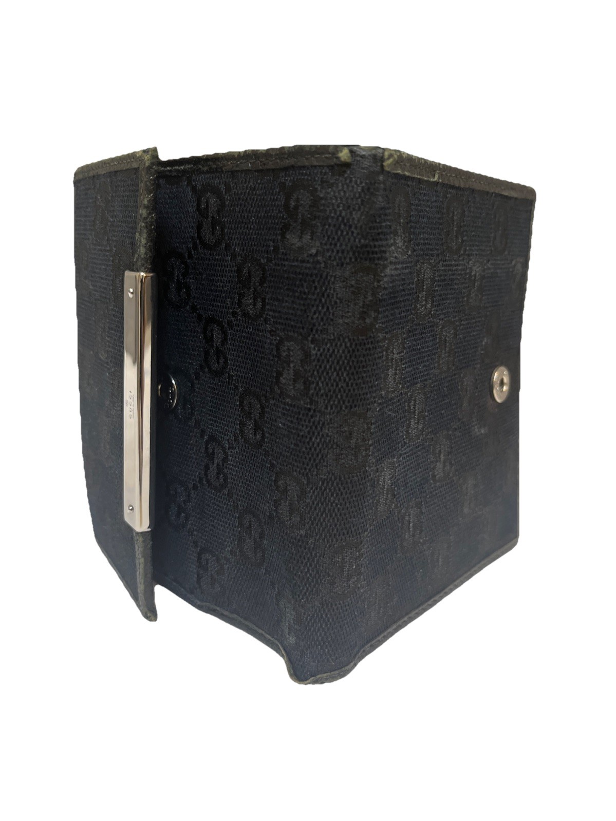 Gucci GG Canvas bifold wallet black