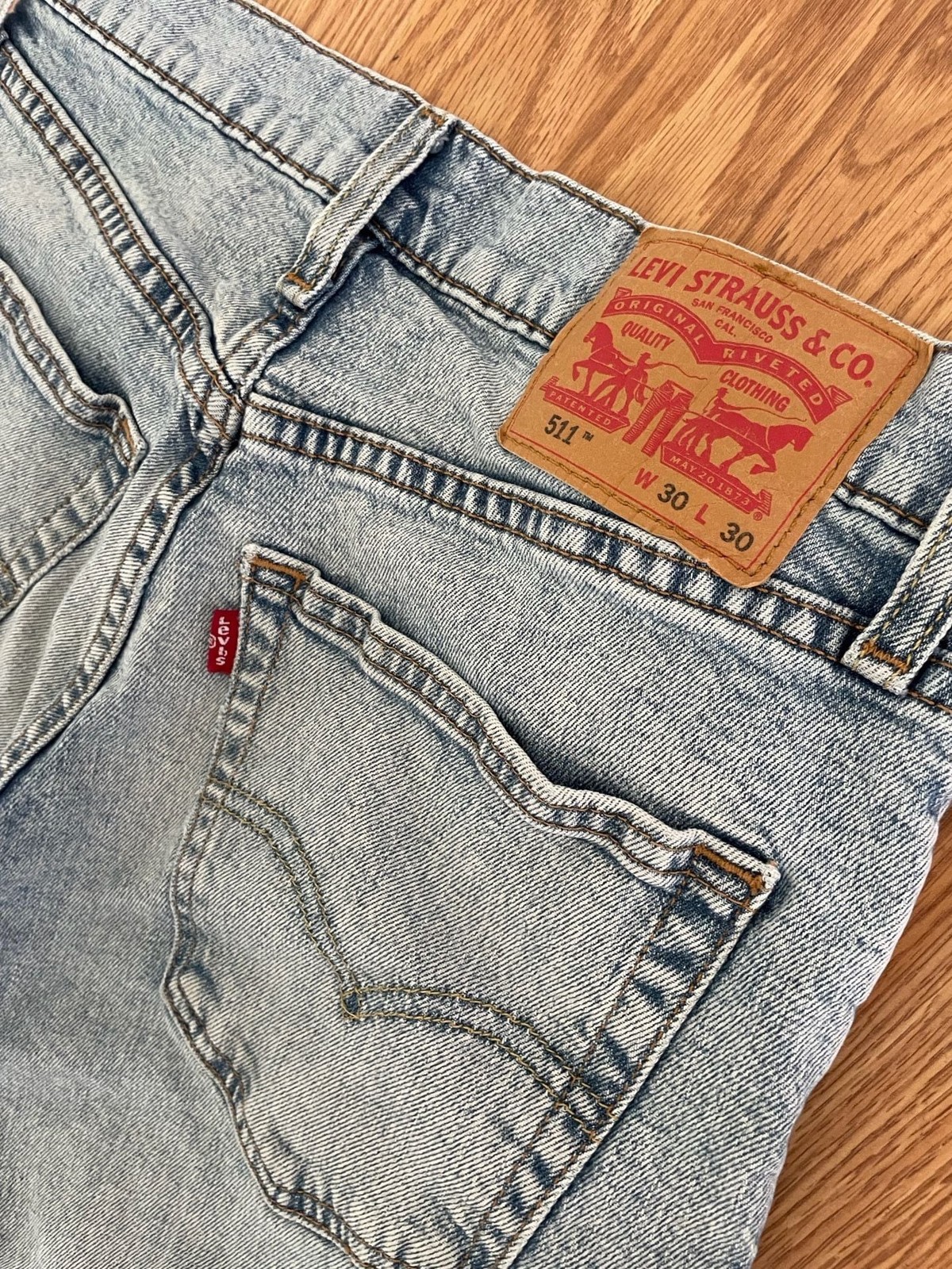 Levi’s 511 Slim Fit Water Less Jeans W30 L30 – Light Knee Marks (See Photo)