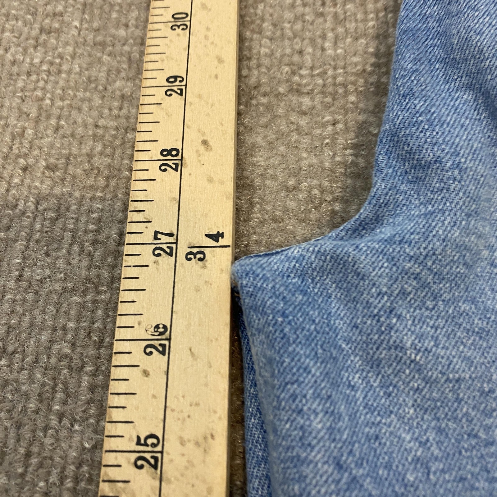 LOFT Modern Straight Jeans Womens 00 Blue Med Wash Mid Rise Distressed Fringe