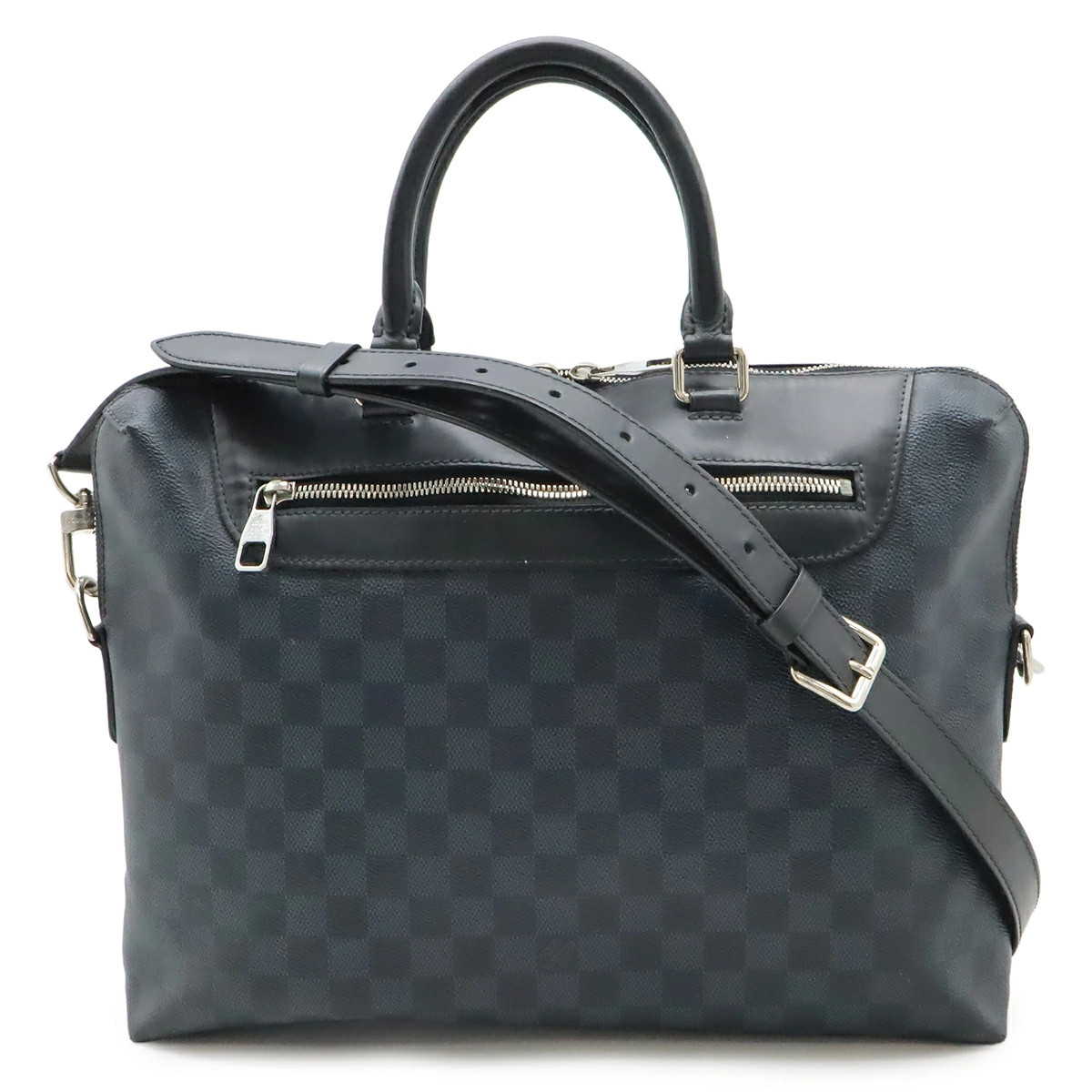 Louis Vuitton Damier Cobalt N41589 Shoulder Bag Check Canvas Blue #BLB2391