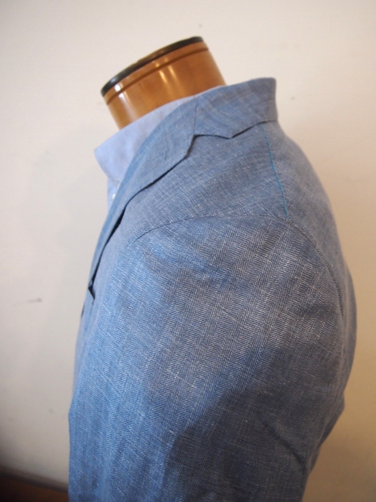 Peter Millar Wool Silk Linen 2 Button Gavin Herringbone Sport Coat NWT 40R $1295