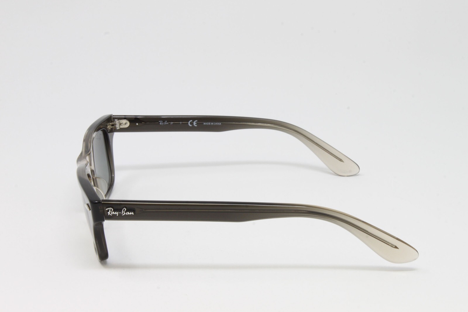 Ray Ban Junior Kids Sunglasses Transparent Grey 43mm Burbank RJ9083S 710411