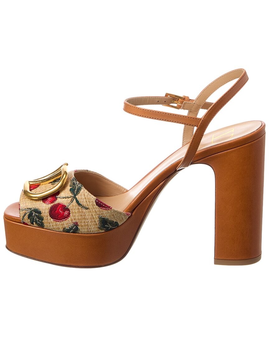 Valentino Vlogo 115 Canvas Platform Sandal Women’s