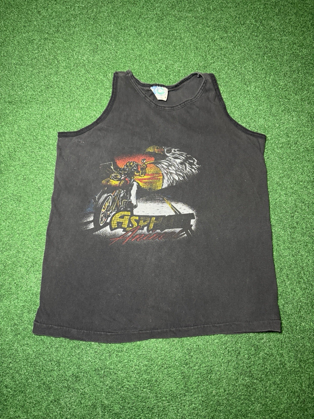 Vintage 90s Asphalt Animal Biker T-shirt, Faded Harley Davidson Easy Rider M