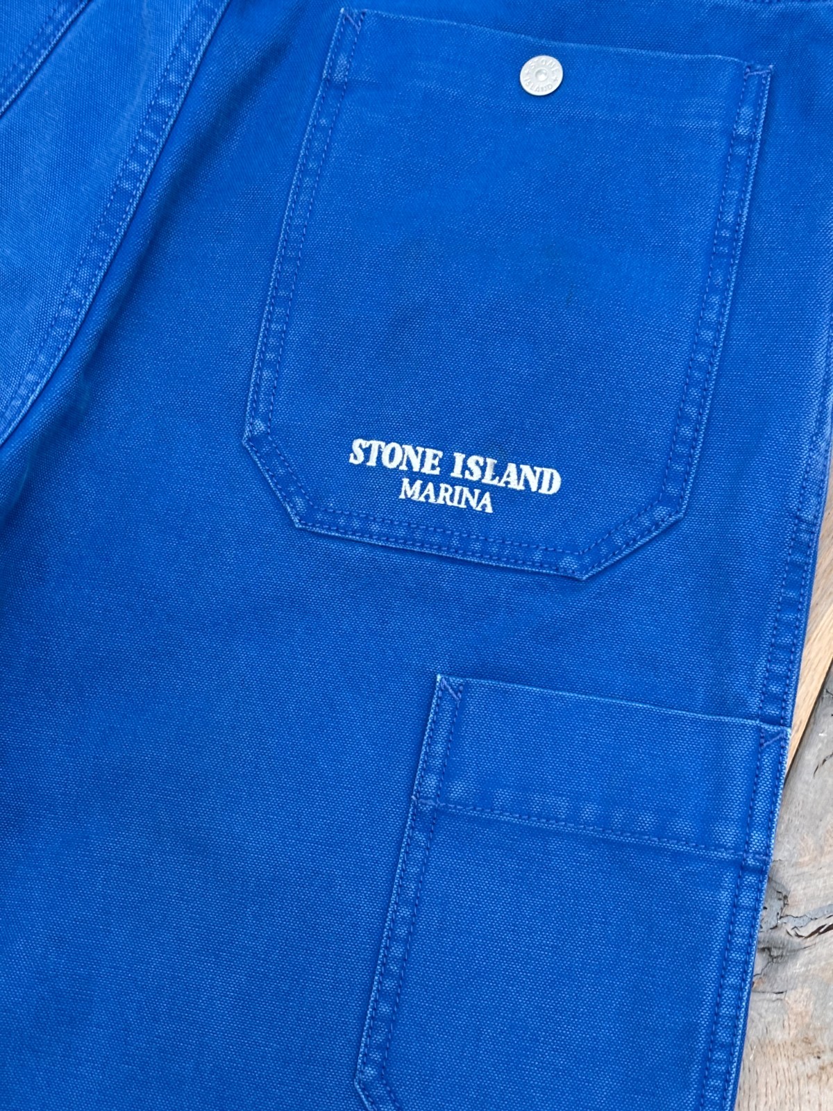 Stone Island Marina Pants Plated Cotton Canvas W29