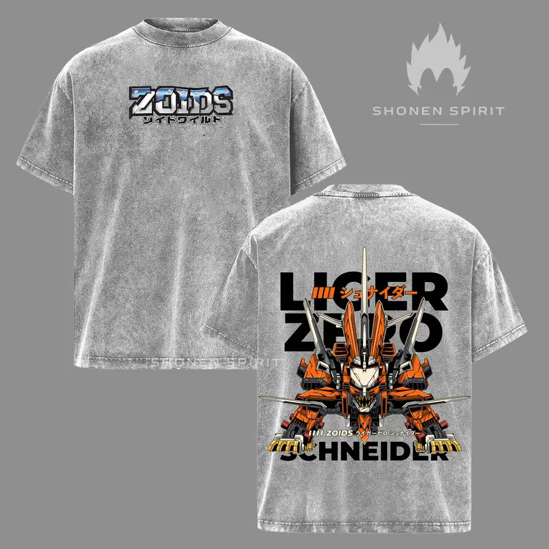 Liger Zero Zoids Mecha Anime Vintage Graphic T Shirt Robot Tee