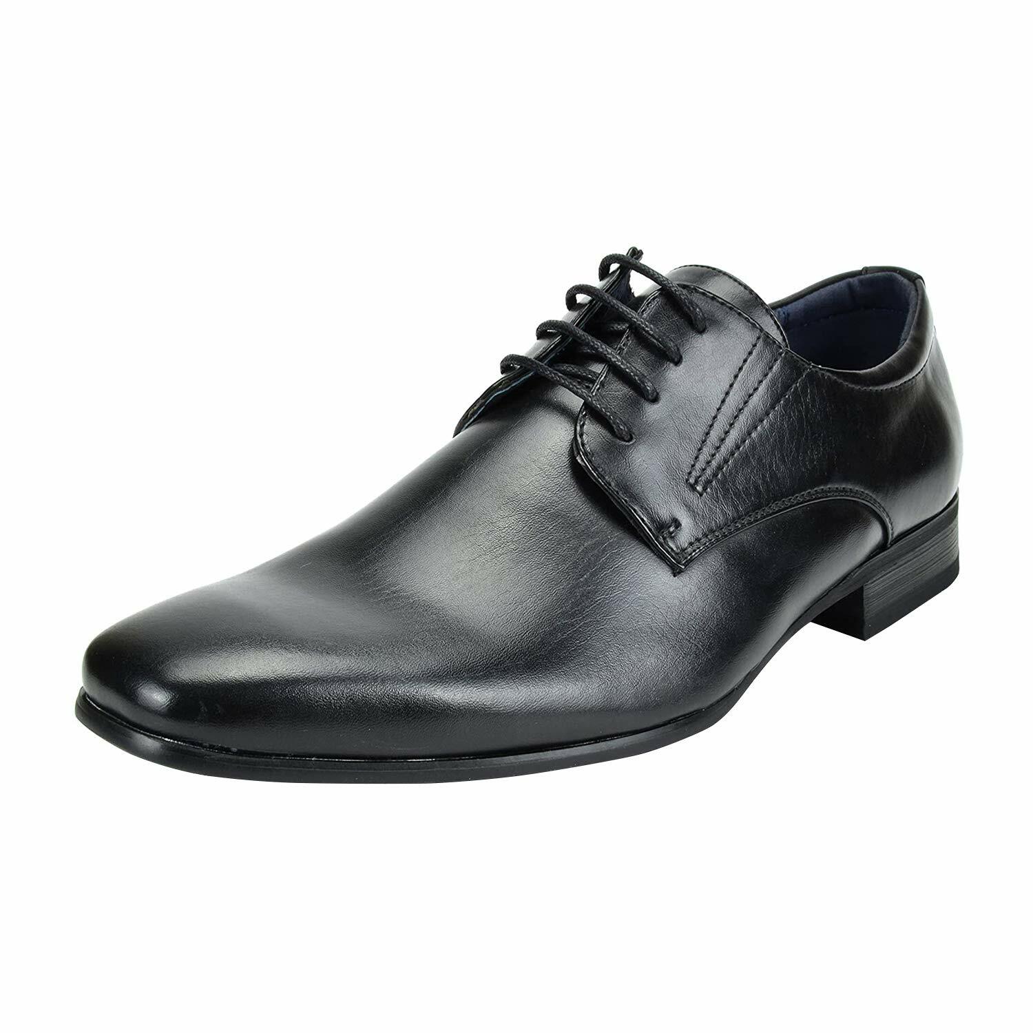 Bruno Marc Men’s Dress Shoes Square Toe Derby Oxfords Shoes US Size 6.5-15