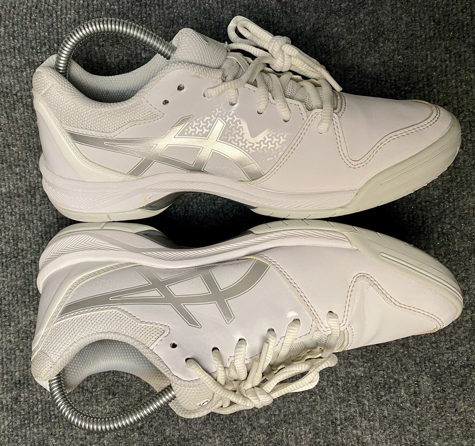 ASICS Gel Dedicate 7 White Pure Silver 1042A167 WOMEN’s Size 8.5 US , Euro 39.5