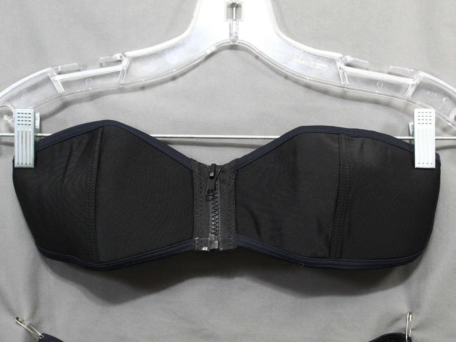 ZAFUL BIKINI womens 2 piece 82% Polyamide 18% Elasthane BLACK size medium NEW