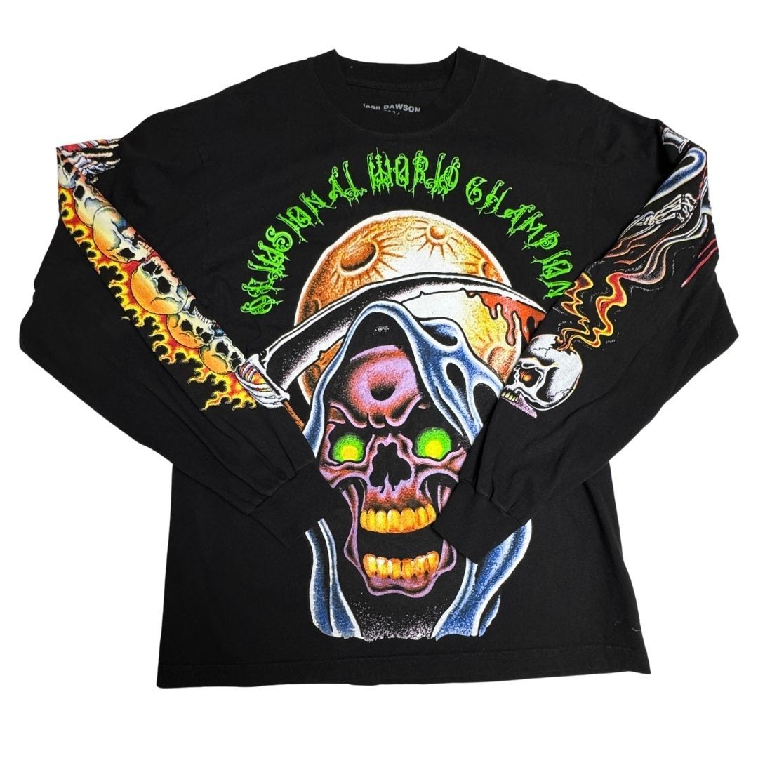 Jean Dawson Seasonal World Glimpse Long Sleeve Tour Shirt Skull Graphic Small
