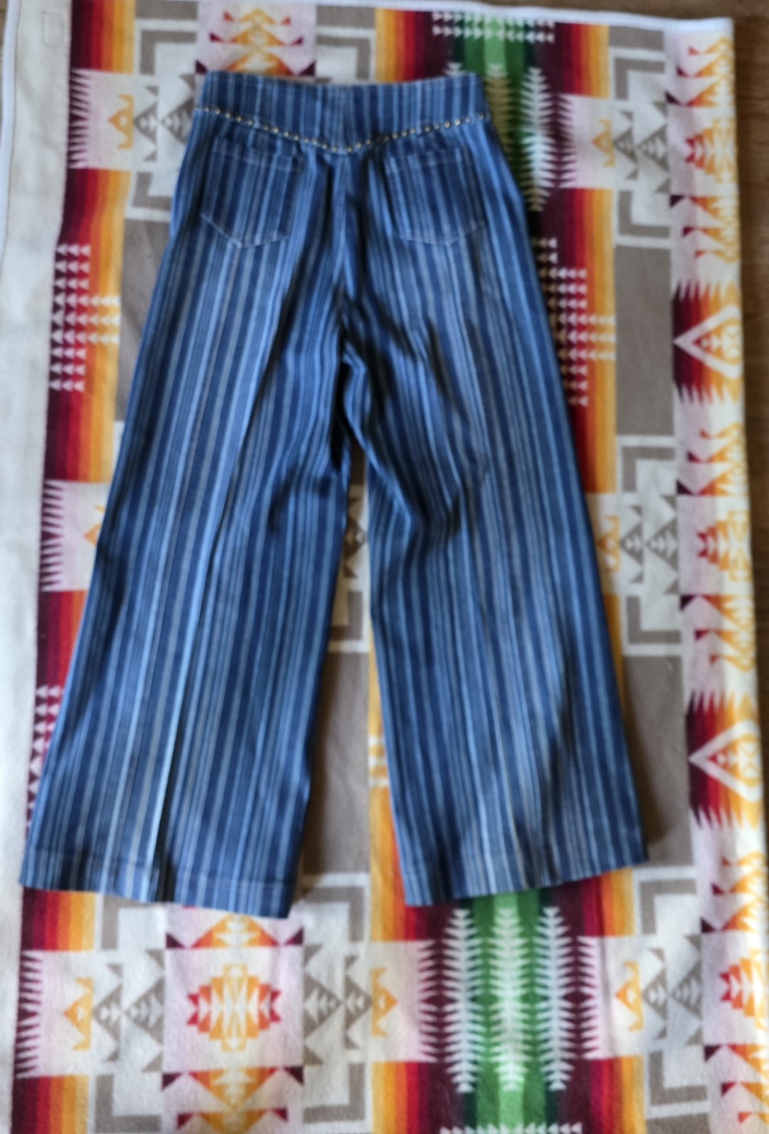 Double D Ranch Pitchwagon Ticking Pants ( Trousers) Size 12