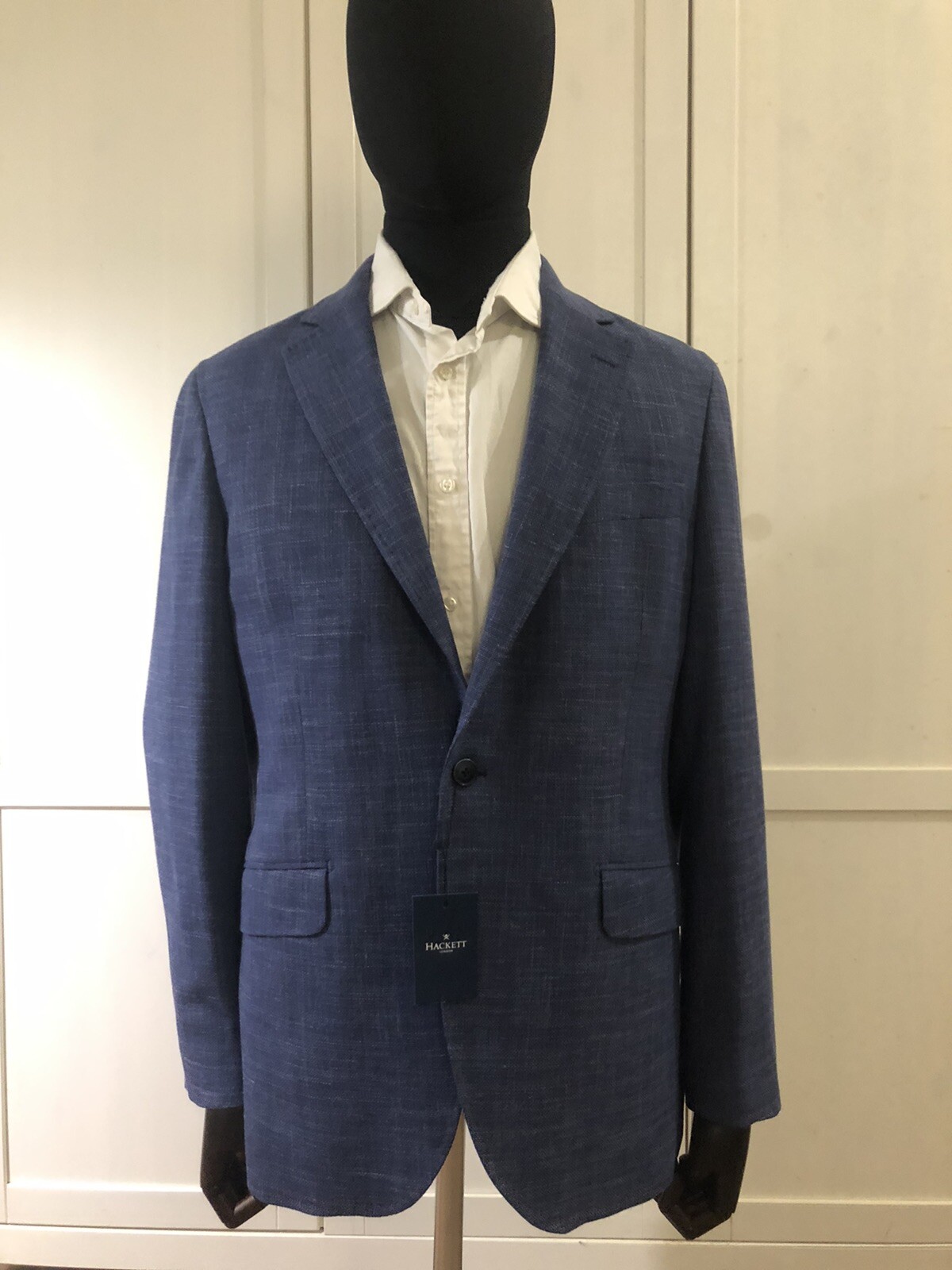 Hackett Navy Hopsack Summer Jacket Brand New With Tags RRP £650 – Size 40″