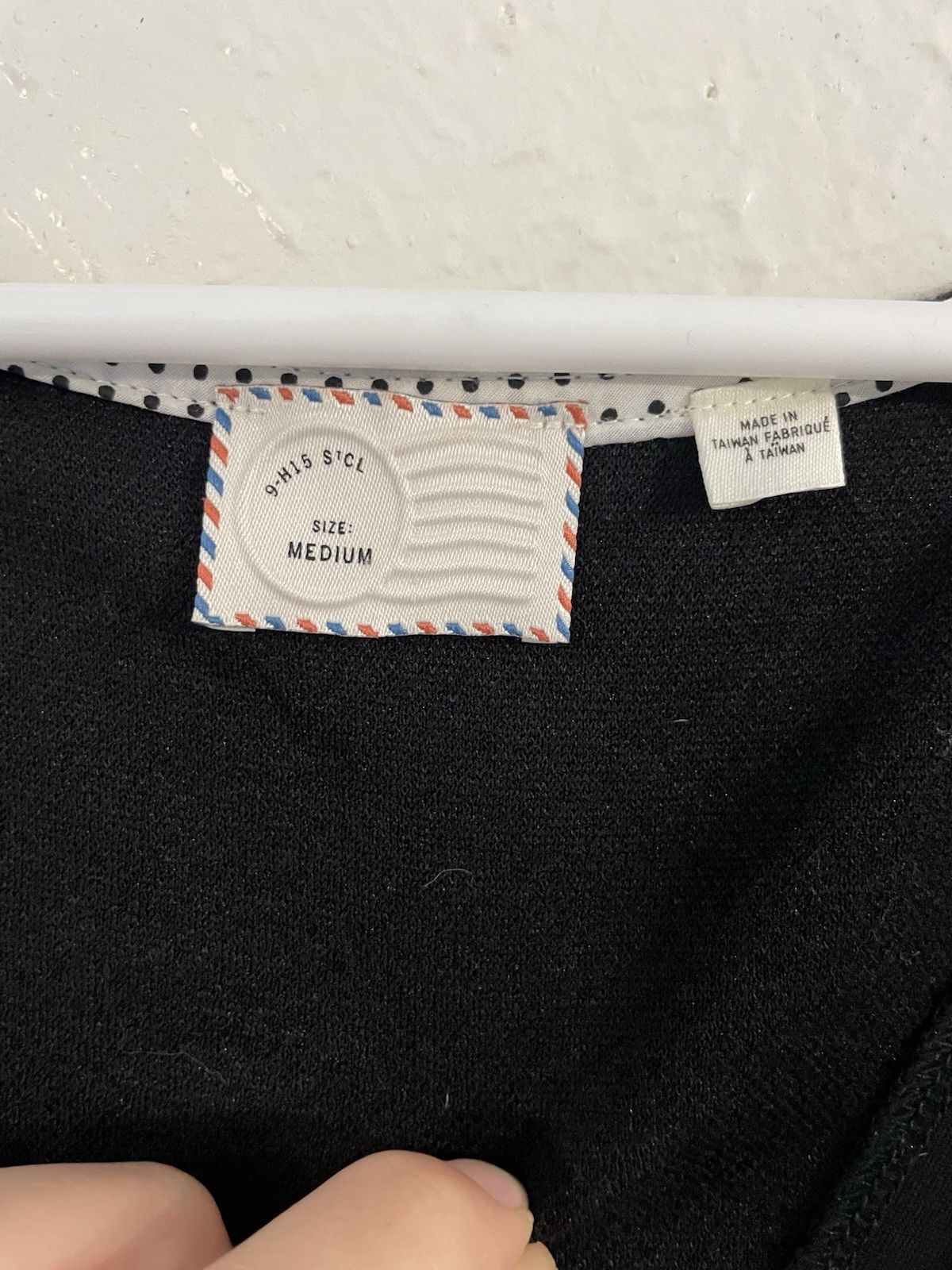 Anthropologie Women’s Black Scalloped Peplum Tank Top Size M