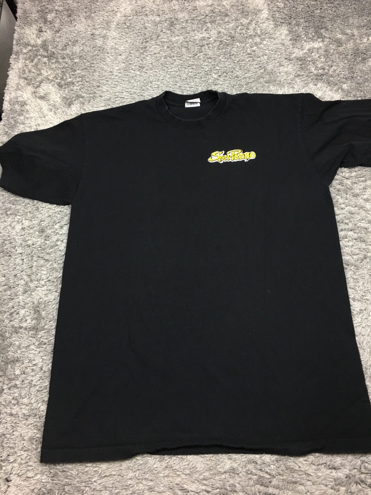 Pro 5 Super Heavy T Shirt Mens Size 2XL Tall Black Cotton San Pedro